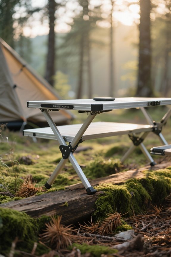 camping table selection factors