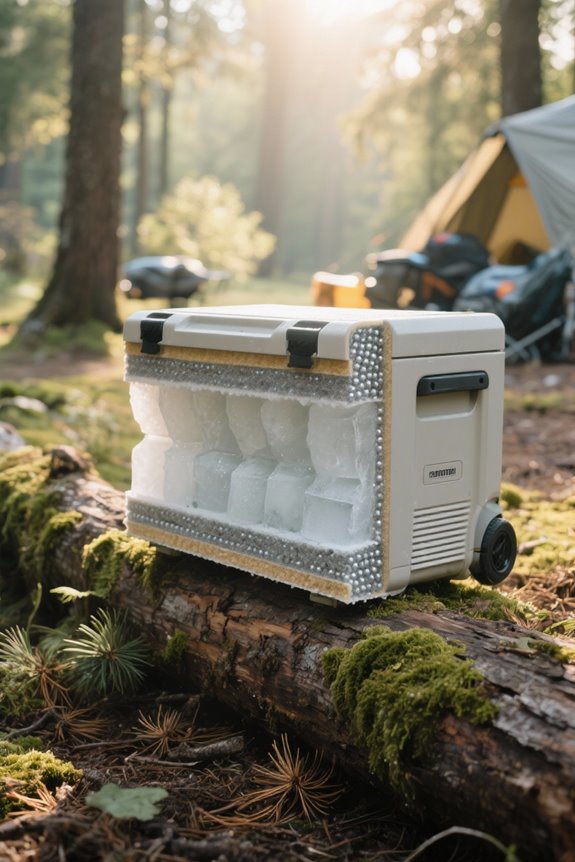 cooler insulation enhances temperature retention