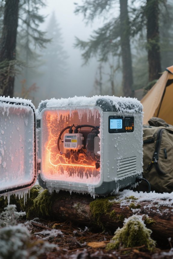 cooling efficiency under heat