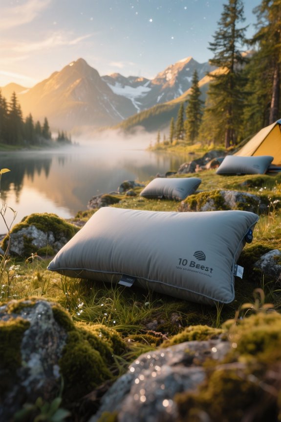 foam camping pillow comfort