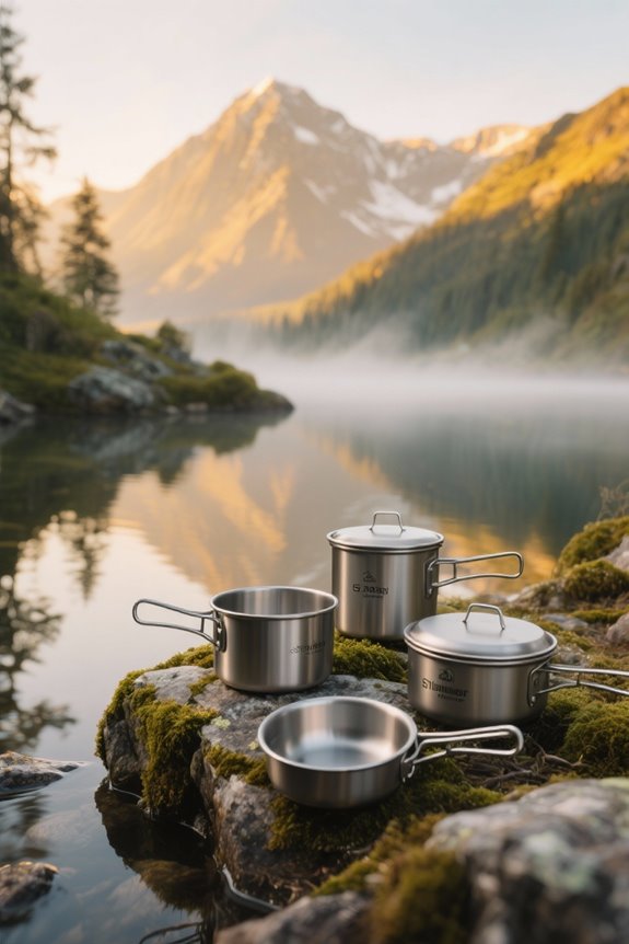 titanium cookware for camping