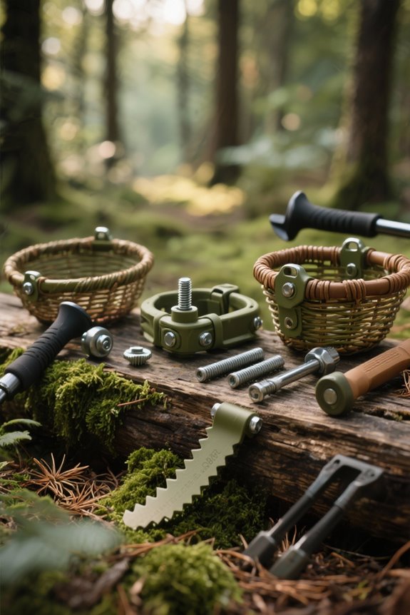 trekking pole basket maintenance