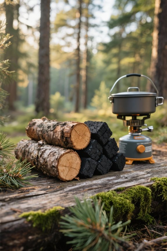 wood vs charcoal efficiency